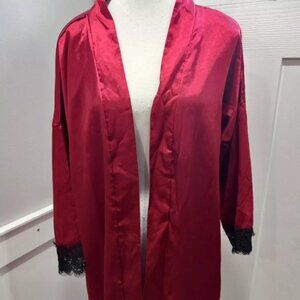 Women Lace Robe Size XL Lightweight